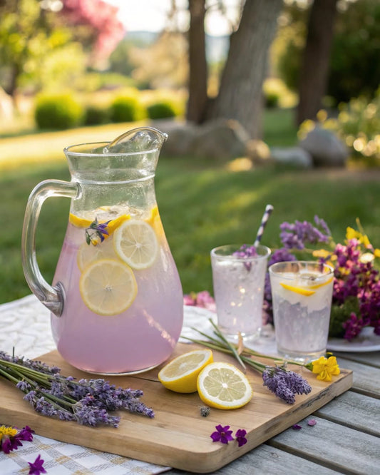 💜 Lavender Lemonade - A Sip of Sunshine with a Floral Twist 🍋