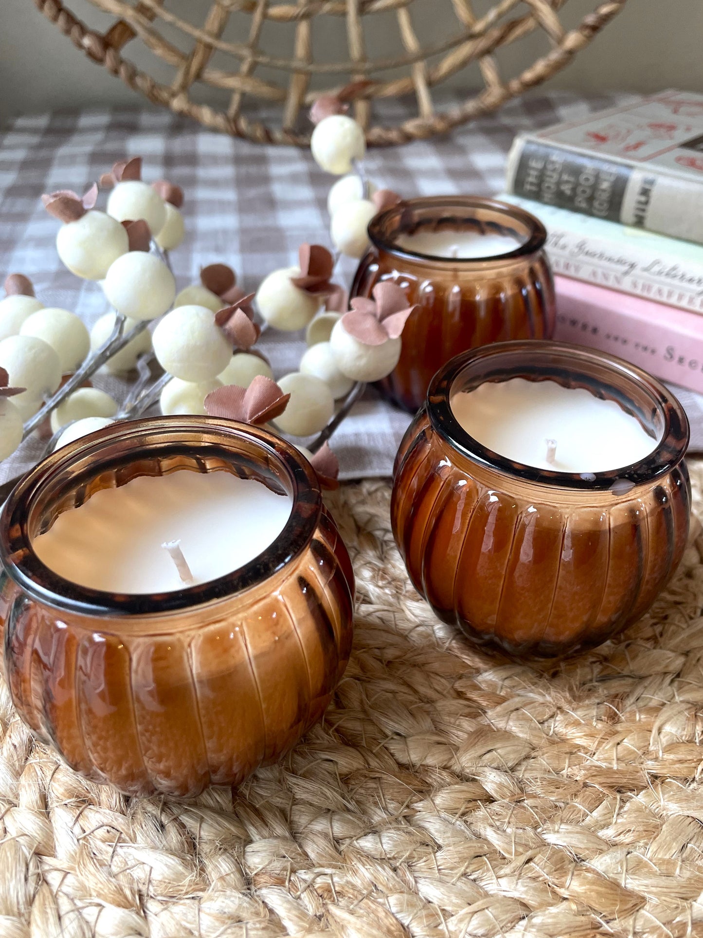 Mini Pumpkin Votive Candle