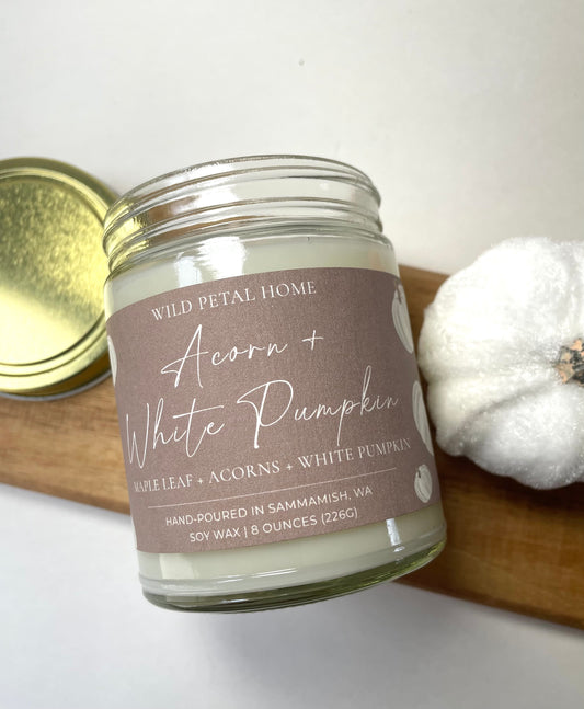 Acorn + White Pumpkin - Farmhouse