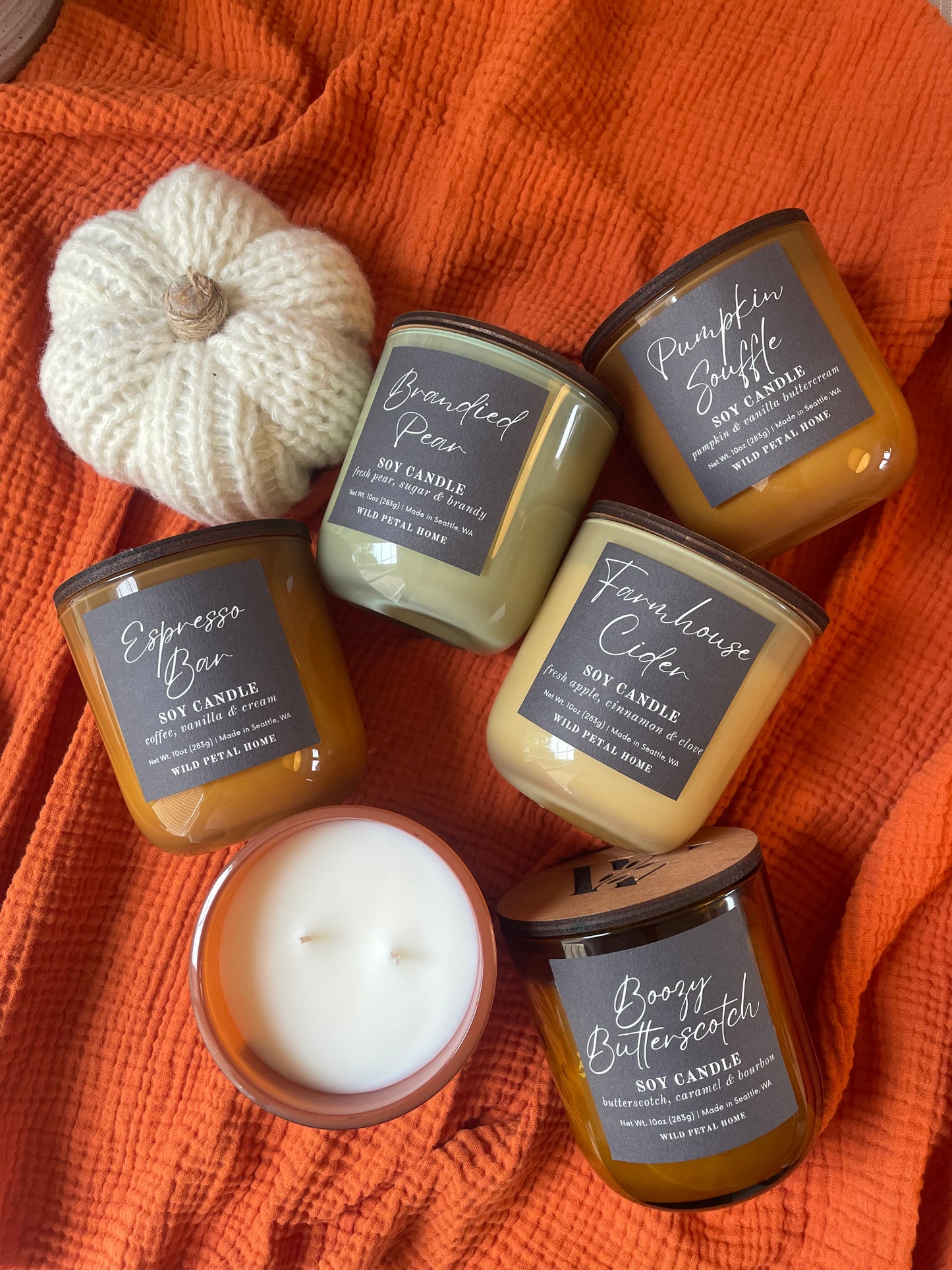 Boozy Butterscotch Candle