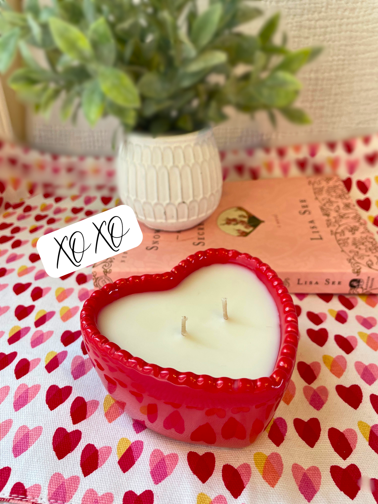 Heart Ramekin Candle