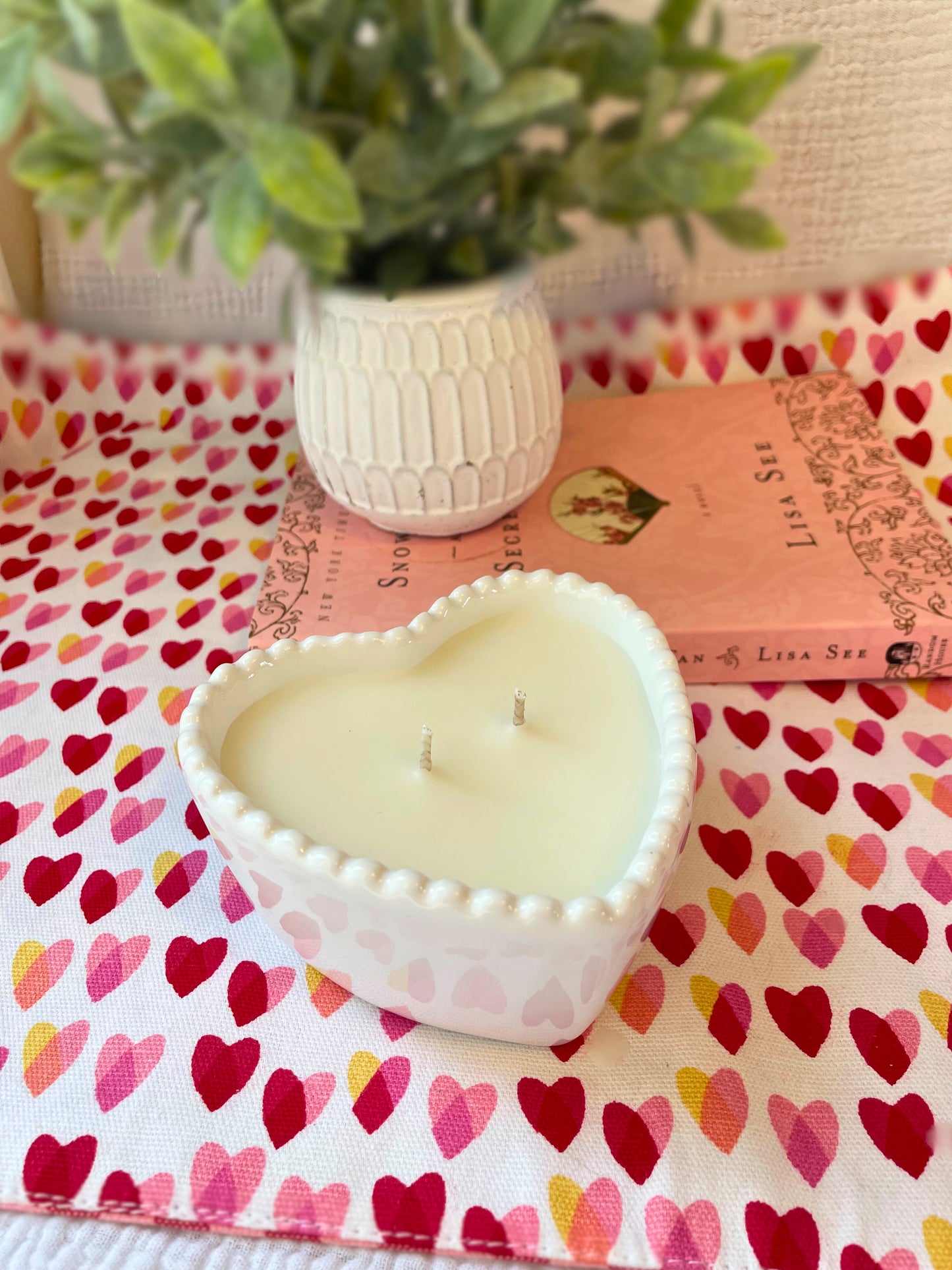 Heart Ramekin Candle