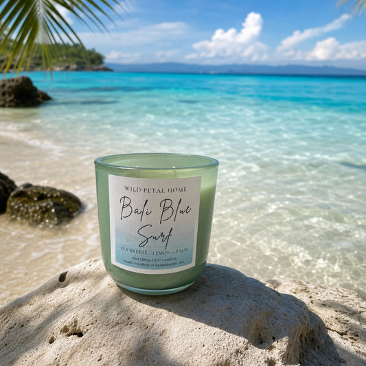 Bali Blue Surf Summer Candle