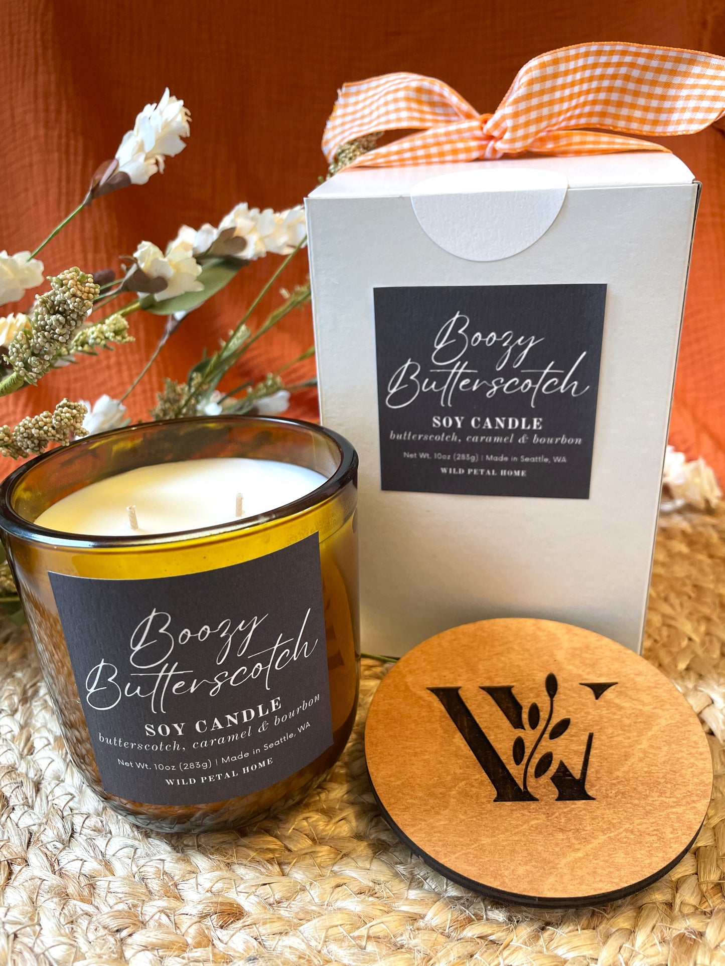 Boozy Butterscotch Candle