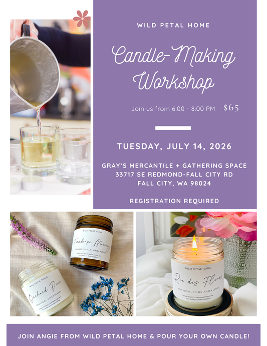 Candle-Making Workshop at Gray's Mercantile - July