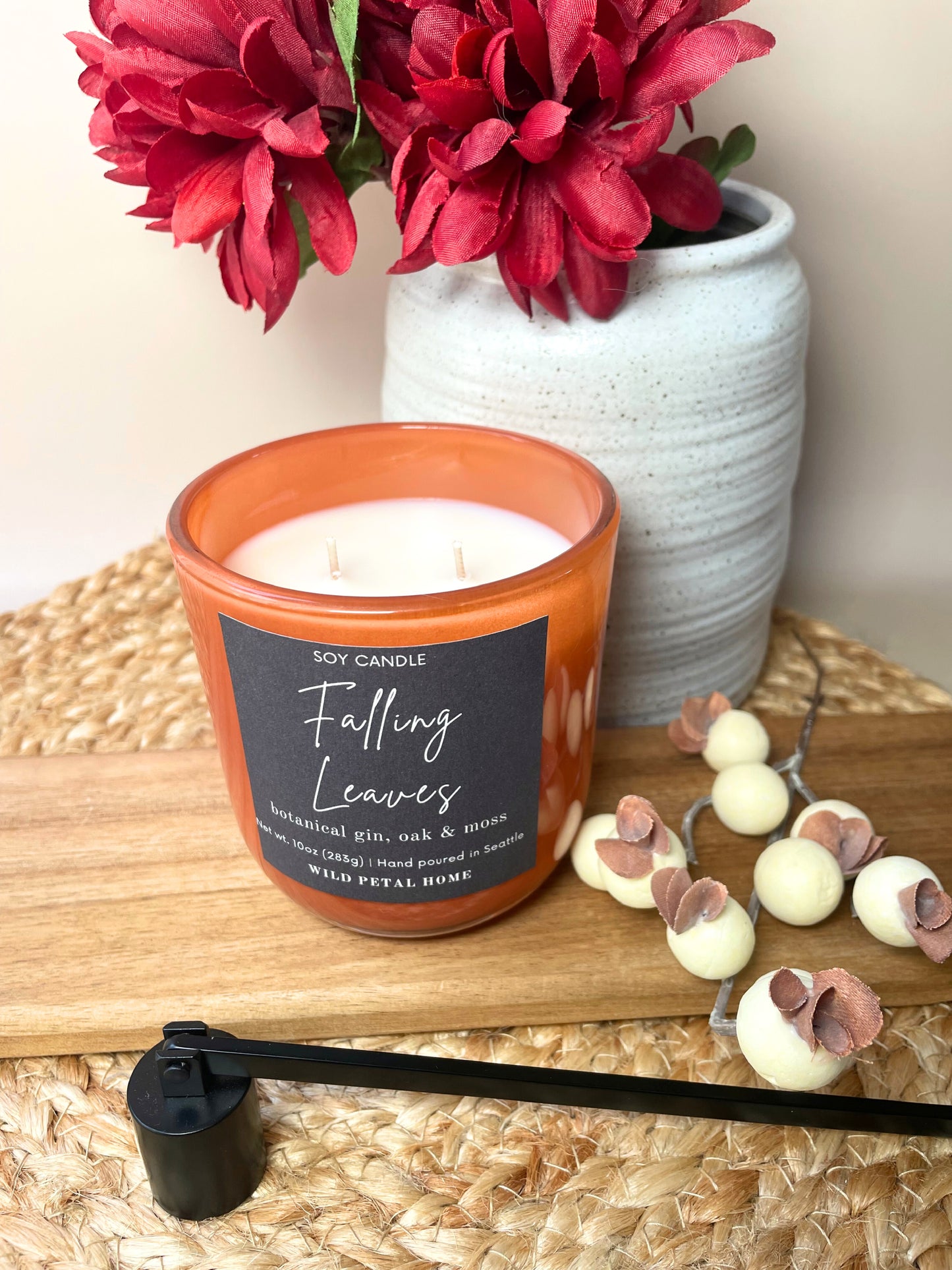 Falling Leaves Candle