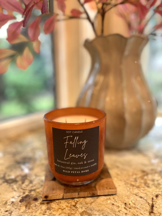 Falling Leaves Candle