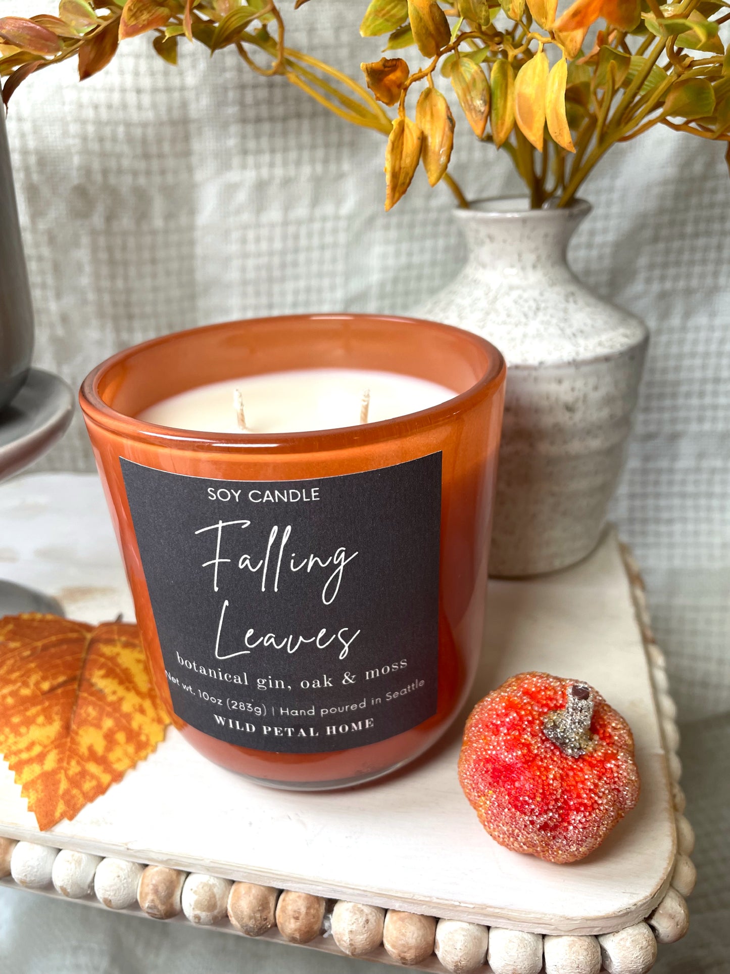 Falling Leaves Candle