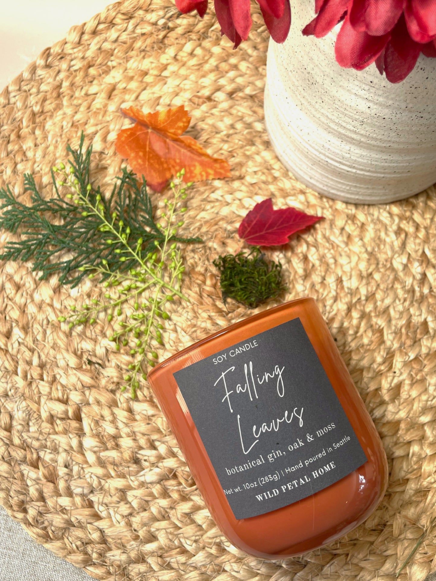 Falling Leaves Candle