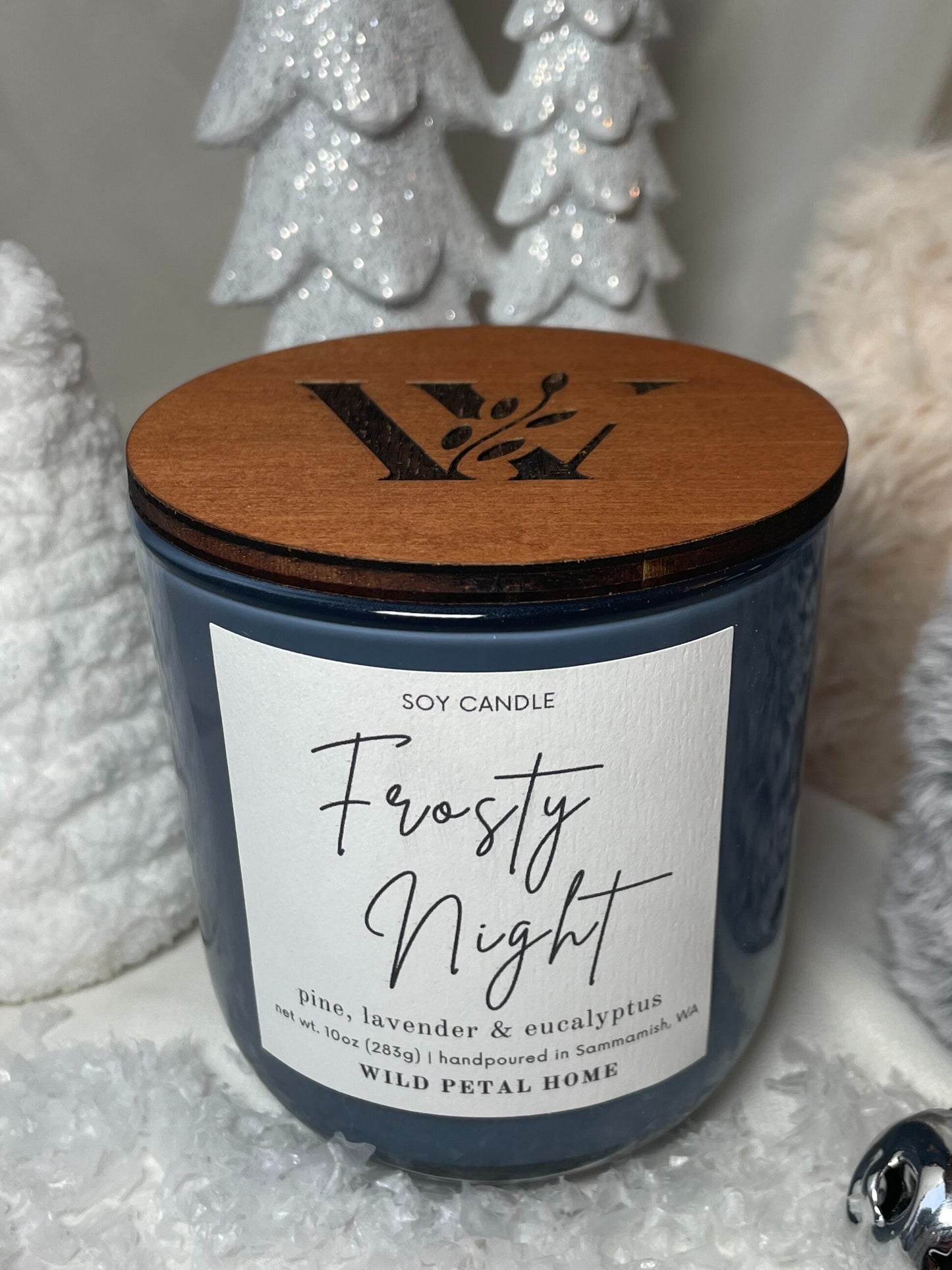 Frosty Night Candle