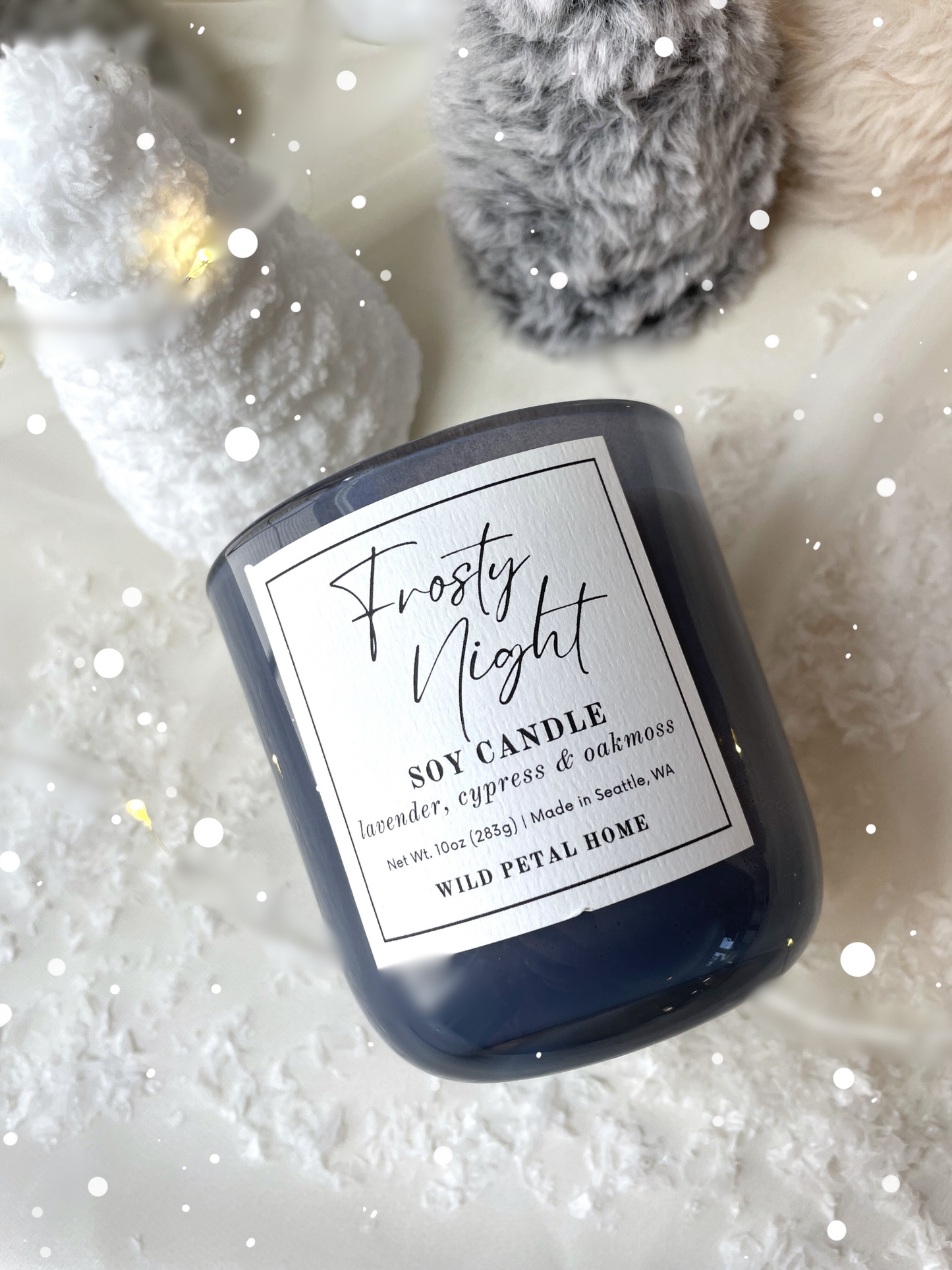 Frosty Night Candle