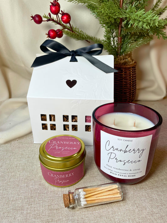 Holiday House Candle Set
