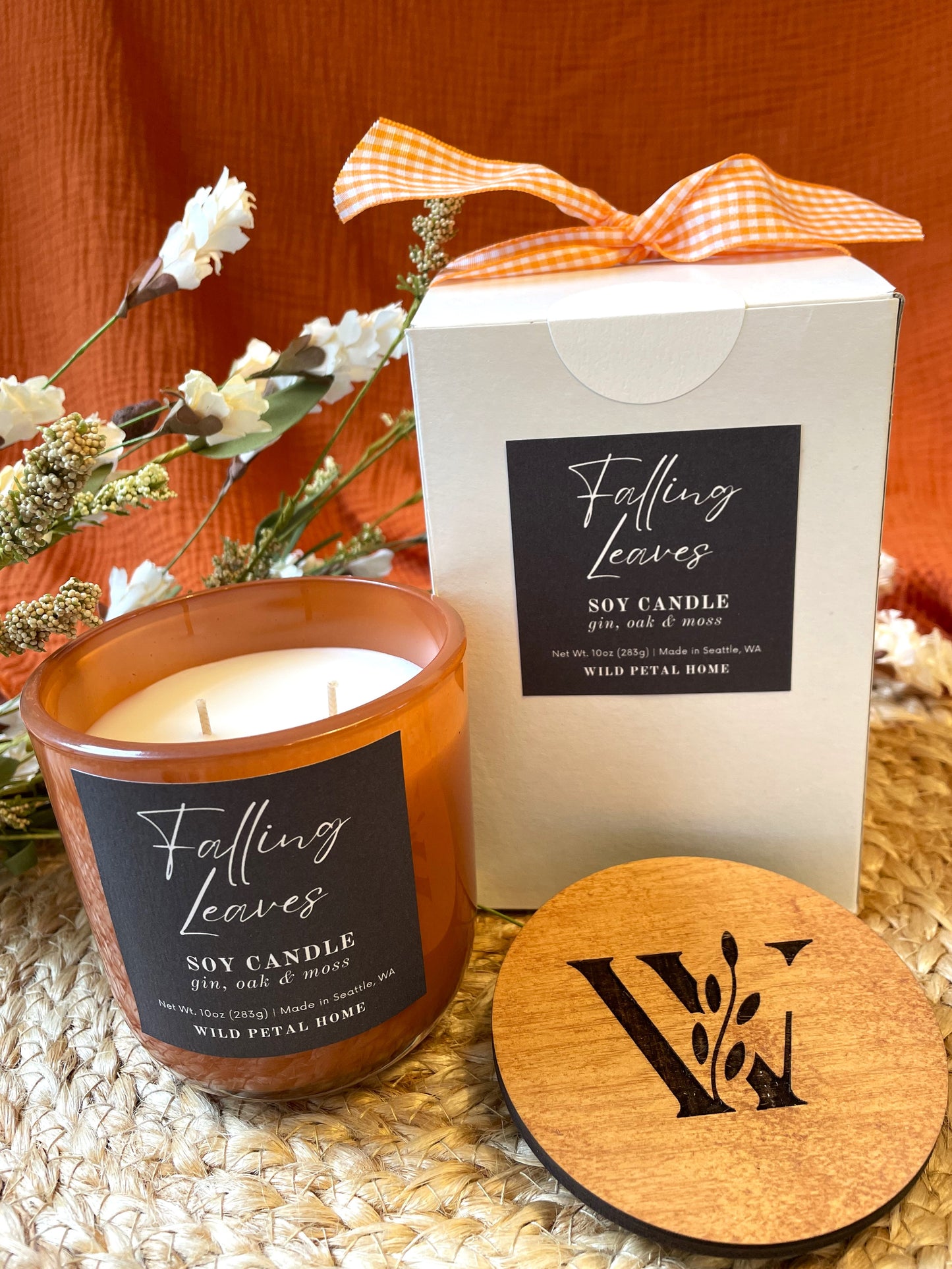 Falling Leaves Candle