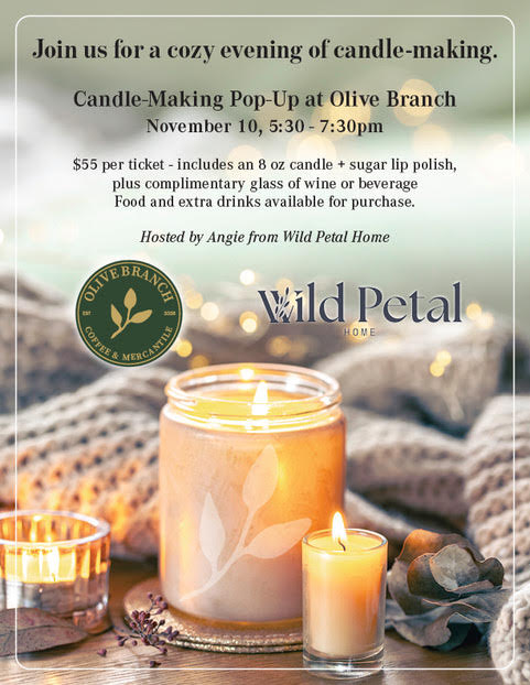 Candle-Making Pop-Up at Olive Branch