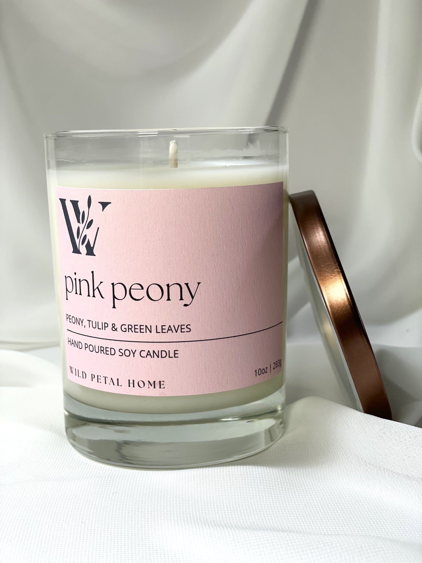 Pink Peony Candle