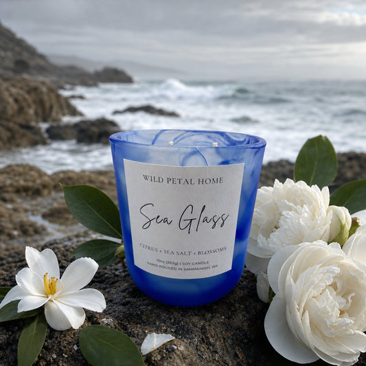 Sea Glass Summer Candle