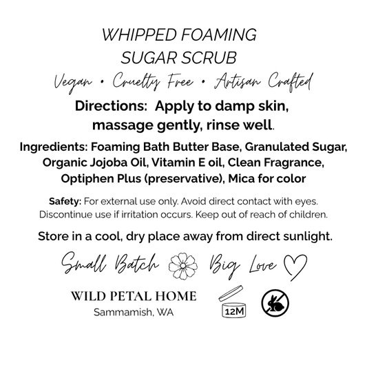 Bright Citrus Whipped Sugar Scrub