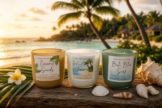 Bali Blue Surf Summer Candle
