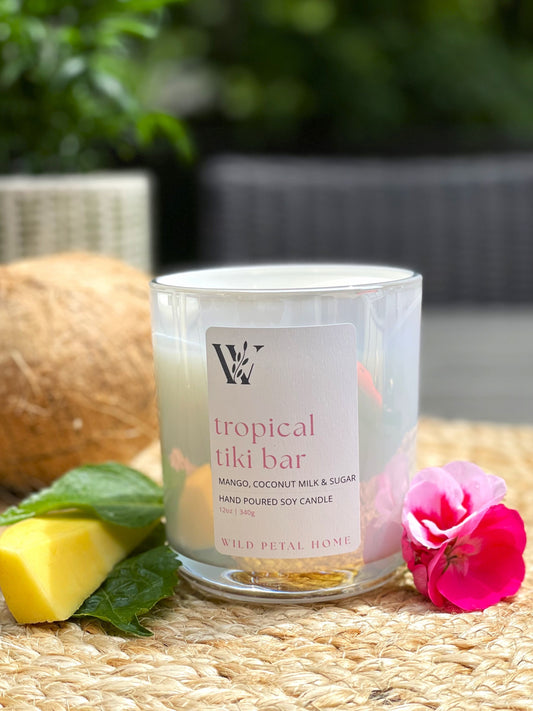 Tropical Tiki Bar Candle