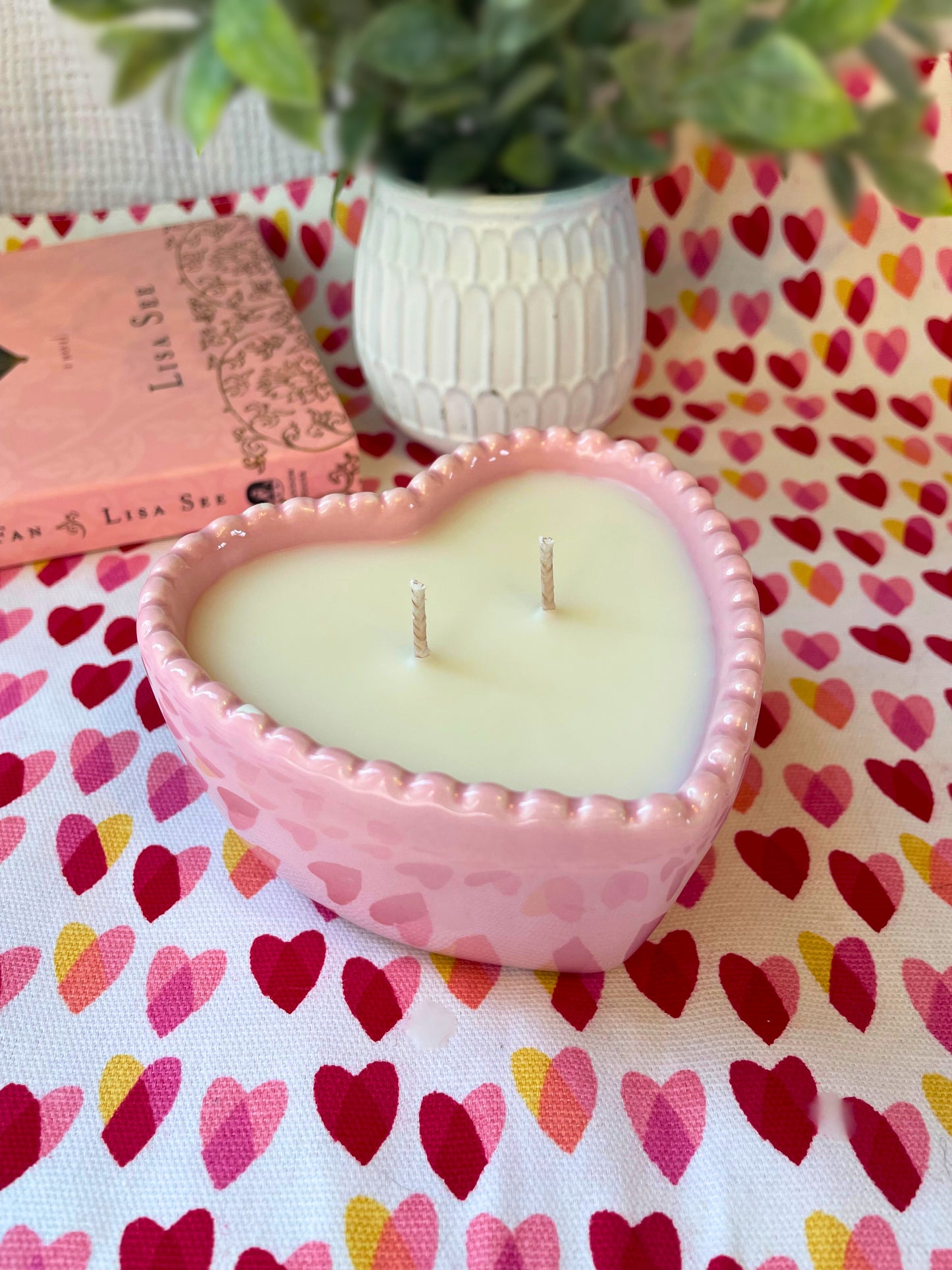 Heart Ramekin Candle