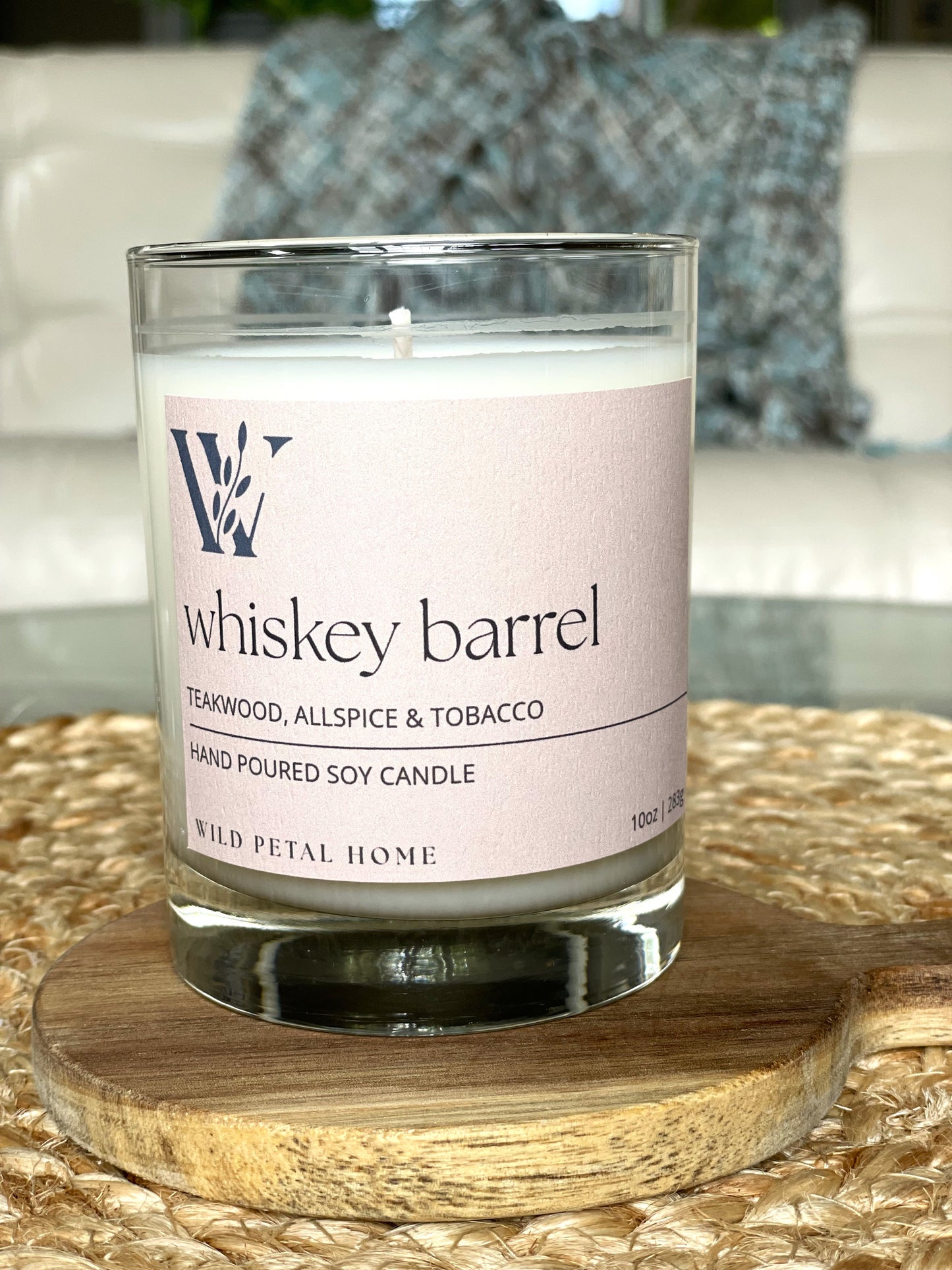 Whiskey Barrel Candle