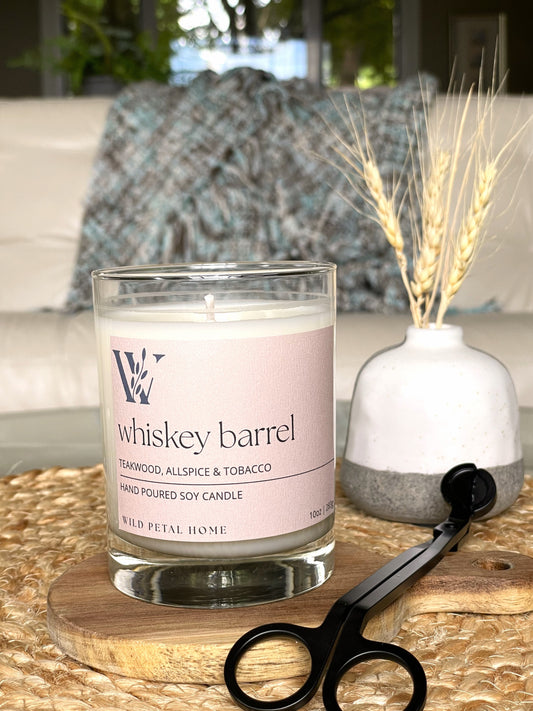 Whiskey Barrel Candle